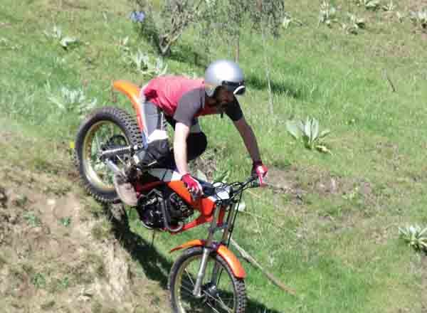 Waipara Classic Trials Kendall McDonald. Honda TLR250